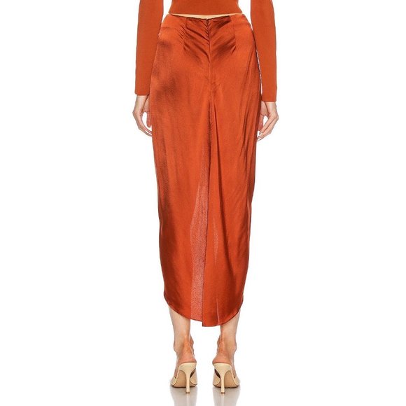 Dion Lee Gathered Front Satin Skirt, size 12AUS, size 8US - Picture 2 of 13